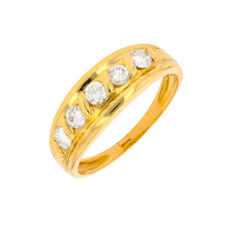 Acheter Bague vintage diamants 0.40 carat or jaune 3.79g Comme neuf - 1200,00 € Bague vintage diamants 0.40 carat or jaune 3.79g Comme neuf - reconditionné disponible sur Gemme Les Bijoux